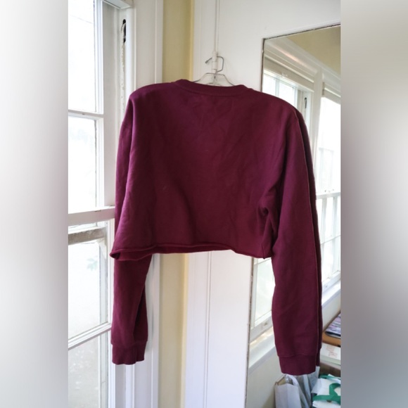 University of Chicago Uscape Women's Oversized Cropped Crew Sweatshirt - Picture 9 of 10